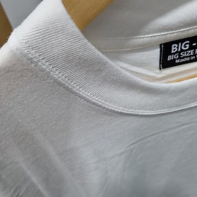 Áo thun phôi trơn chất cotton mỏng nhẹ big size nam tới 130kg