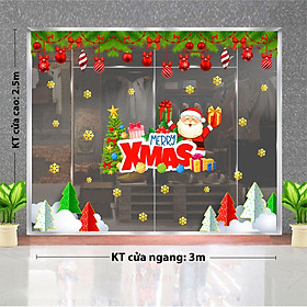 Decal trang trí NOEL 2024 combo số 46