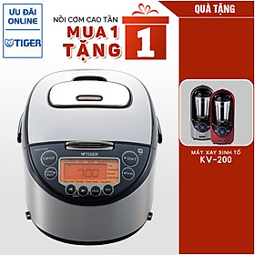 Nồi cơm điện tử cao tần Tiger 2 trong 1 JKT-D18V (1.8L) TẶNG MÁY XAY SINH TỐ KUVINGS KV-200 - Hàng Chính Hãng