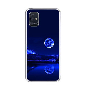 Ốp lưng điện thoại Samsung Galaxy A51 - Silicon dẻo - 0269 MOON02 - Hàng Chính Hãng