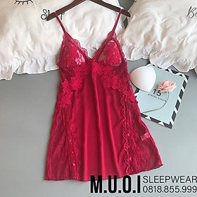 Váy ngủ sexy Quảng Châu - Sx 22- Váy ngủ sexy ren hông QUẢNG CHÂU cao cấp- MUỐI SLEEPWEAR