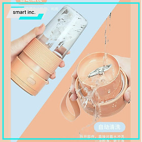 Mua Máy Xay Sinh Tố Hoa Quả Trái Cây Mini Cầm Tay Máy Say Ép Đồ Ăn Uống Mát Lạnh Sạc Pin USB Tích Trữ Điện Size Lớn