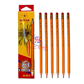 Hộp 12 Cây Bút Chì Gỗ Gstar GS009
