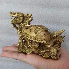 Mua Long Quy Rùa Đầu Rồng Bát Quái Trấn Trạch Linh Vật Phong Thủy bày Thần Tài