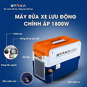 Mua Máy Rửa Xe Hộp Lưu Động Chỉnh Áp 1800W STAKA (1C/H  1C/T) KA-2792