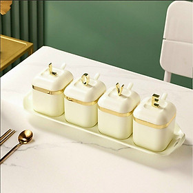 Mua Kệ gia vị 4 lọ - giao màu ngẫu nhiên