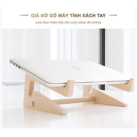 ️Giá Đỡ Laptop Gỗ Gấp Gọn 2 Tầng Đế Tản Nhiệt Macbook 15 6 inch, 14 inch, 17 inch, 15 inch, 13 inch Để Bàn Thông Minh