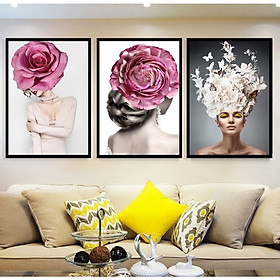 Tranh Trang Trí Nghê Thuật 3 Cô Gái