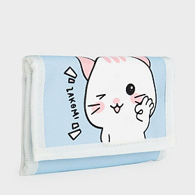 Ví thời trang Teen ZAKOMI hình mèo vải cao cấp chống nước ZVIMEO - Bảo hành 12 tháng