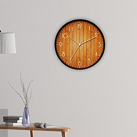 Modern 30cm/12inch Wall Clock  Silent Hanging Clocks Arabic Number Battery Operated  Bedroom Indoor Decoration