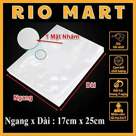 Túi Hút Chân Không Thực Phẩm Một Mặt Nhám Size 17x25 - R02 RIOMART