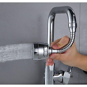 Mua Đầu vòi inox xoay 360 rửa bát có 2 chế độ bật nước