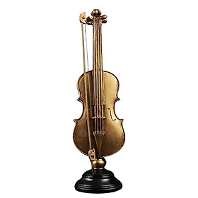 Decorative  Violin Musical Instrument Showpiece Statue For Home Decor