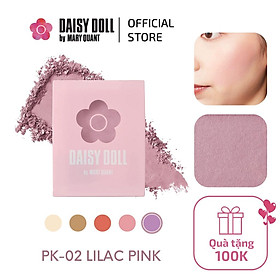 Phấn Má Hồng Daisy Doll By Mary Quant PK-02 Lilac Pink Nhật Bản Siêu Mịn Hộp Kèm Cọ 8.3g