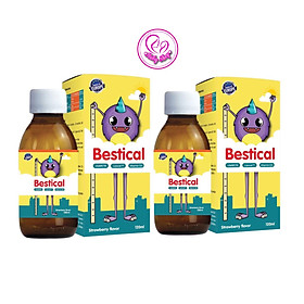 Combo 2 chai Bestical canxi sinh học 120ml nhập khẩu Châu Âu