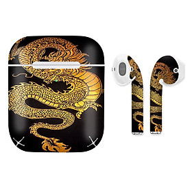 Mua Miếng dán skin chống bẩn cho tai nghe AirPods in hình Rồng Dragon - dra029 (bản không dây 1 và 2