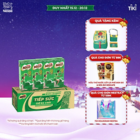 Sữa lúa mạch Nestlé MILO thùng 48 hộp x 180ml (12x4x180ml)