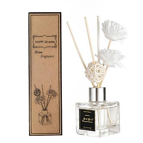 Chai Tinh Dầu Thơm Có Bông Hoa Home Fragrance 50ml