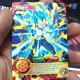 Thẻ Dragon ball Red Vegeta UK 016 cadic đồng phục xay da chưởng 1459 NF5 1-12
