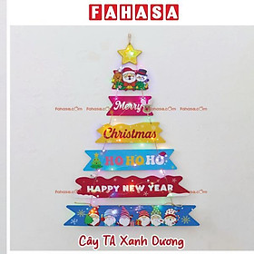 Cây Thông Gỗ - Trang Trí Giáng Sinh - Cây Tiếng Anh - Bách Mộc - Xanh Dương