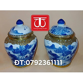 Mua ĐÔI CHÓE NƯỚC VẼ SƠN THỦY BỊT ĐỒNG CAO 12cm