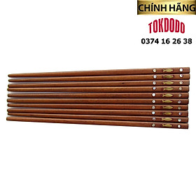 Mua Bộ 10 Đôi Đũa Gỗ Cẩm Cá Heo Cao Cấp TOKDODO