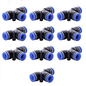 Mua Combo 10 cút chữ T  đầu nối chia 3 cho ống 8mm phun sương