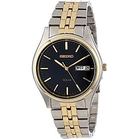 Mua Seiko Men's SNE034 Two-Tone Solar Bluish black Dial Watch