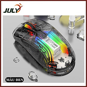 Mua Chuột không dây XUNFOX XYH20 3 chế độ kết nối với thiết kế trong suốt mới lạ kèm theo nhiều chế độ đèn led RGB - JL - HÀNG CHÍNH HÃNG