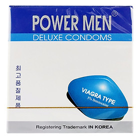 Bao Cao Su Powermen Viagra (Hộp 3 Cái)