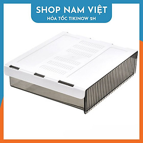 Mua Ngăn Kéo Dưới Bàn Làm Việc Trong Suốt - Hộp Nhựa Để Đồ Dán Dưới Bàn (Kèm Miếng Dán)