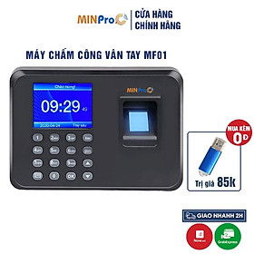 Mua Máy chấm công vân tay MINPRO MF01 quét vân tay thông minh  dữ liệu bảo mật cao