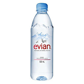 Nước khoáng tự nhiên Evian Pháp 500ml - 3004755