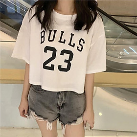 ÁO CROPTOP NỮ IN SỐ 23