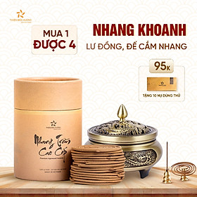 Mua Combo nhang khoanh trầm hương Thiên Mộc Hương loại 12 năm hộp 40 khoanh thơm dịu nhẹ  không hóa chất