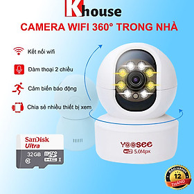 Mua Camera Wifi Yoosee 3.0mpx Không Râu A8L3.0 11 Xoay 360 Độ  Đàm Thoại 2 Chiều  Xem Đêm Có Màu - Hàng Nhập Khẩu