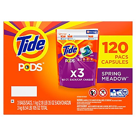 Viên giặt Tide PODS 3 trong 1 - 120 Viên nhập Mỹ