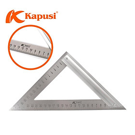 Mua Thước ke góc vuông nhôm Kapusi Nhật Bản 30cm thiết kế livo  nhôm trắng chống gỉ k2648