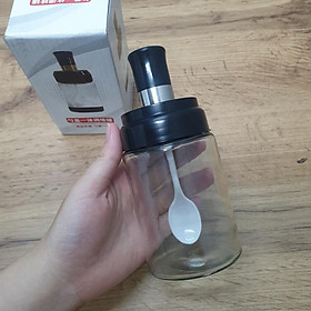 Mua Lọ đựng gia vị thủy tinh  hũ đựng gia vị kèm muỗng thìa cao cấp dung tích 250ml