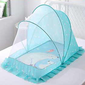 Màn chụp gấp gọn từ sơ sinh đến 5 tuổi  chống muỗi , côn trùng dài 128cm , thích hợp cho việc cất giữ và mang đi ra ngoài