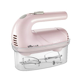 Máy đánh trứng trộn bột cầm tay Bear, 10 tốc độ, CS 300W, Anh Lam Store - Hàng nhập khẩu - A01G1_5TĐ_Hồng