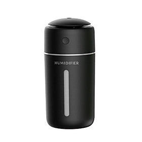 Máy phun sương tạo ẩm, xông tinh dầu mini dùng cho xe hơi Humidifier tặng 1 chai tinh dầu sả chanh 10ml