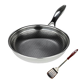 Mua Chảo chống dính Kims Cook Hàn Quốc Blackcube 3 lớp đúc liền inox 304   siêu bền   cào không xước 20/22/24/26/28/30/32cm