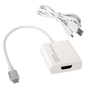 1080P 8 pin HDMI Cable Video Converter Adapter for iPad /iPhone5/ /6/ 6 s/7