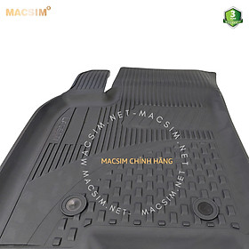 Thảm lót sàn ô tô nhựa TPE Silicon Chevrolet Lacetti 2009- nay Black Nhãn hiệu Macsim