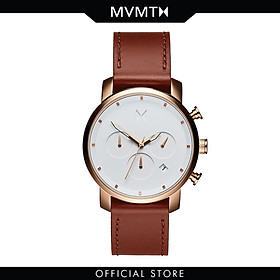 Đồng hồ Nam MVMT dây da 40mm - Chrono 40 D-MC02-RGNA