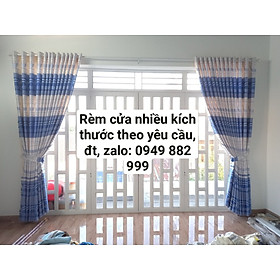 Mua Rèm Cửa Và Thanh Treo Hoàn Chỉnh Nagng 5m60 x Cao 2m70 Chia 2 Tấm Rèm Vén Sang 2 Bên Và Bộ Thanh Treo Inox Dài 2m80