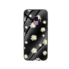 Ốp Lưng Kính Cường Lực cho điện thoại Samsung Galaxy S9 - Cúc Họa Mi 01
