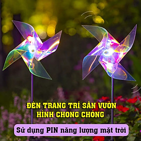 Mua Đèn năng lượng mặt trời trang trí sân vườn hình chong chóng  trang trí sân vườn siêu đẹp- K1512