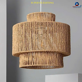 Đèn dây thừng SuperVilighting decor trang trí quán phòng khách hành lang QUANTHUNG-3TANG